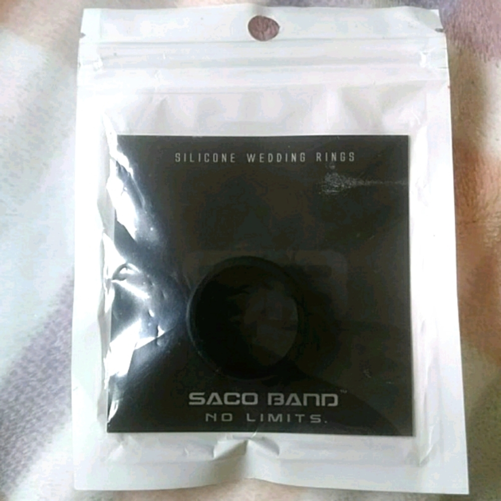 Saco band silicone mens ring size 16